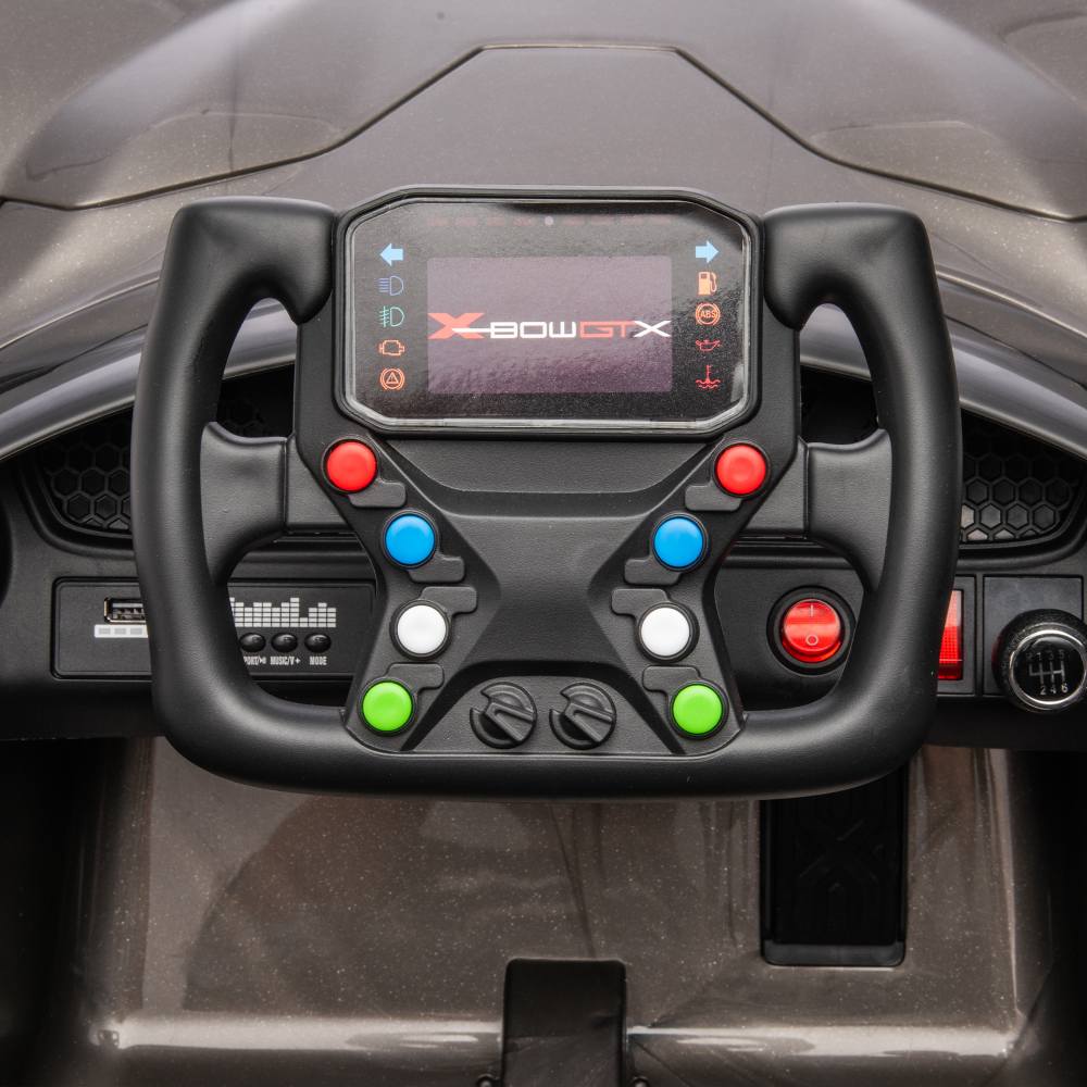Ktm X Bow Gtx Licensed Supercar Kids Electric Ride On Car w/Remote Control, Bluetooth, LED Light