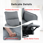 Power Swivel Rocker Recliner Chair for Adults, 270° Swivel Rocking Recliner Chair,Electric Small Recliners for Small Spaces, Single Sofa Recliner for Living Room, Bedroom