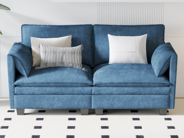 74.27'' Loveseat Sofa, 2 Seater Comfy Couch,Mid Century Modern Designed for Small Spaces, Apartment, Bedroom, Dorm, Office