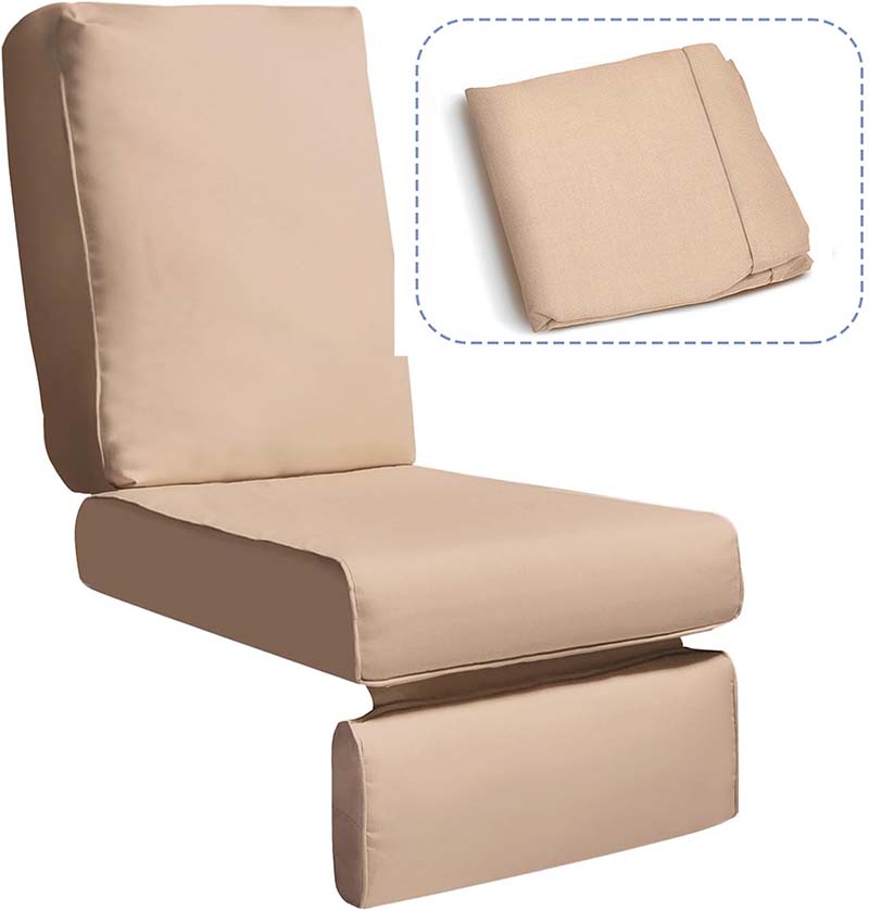 ATR Recliner Cushion Cover / Patio Wicker Recliner Cushion Cover (Cushion not included)