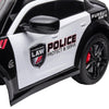 12V Kids Ride On Police Car w/Parents Remote Control / Battery Powered Electric Truck Car w/Bluetooth, Siren, Music, LED, 3 Speeds, USB, MP3, Spring Suspension