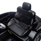 12V Kids Ride On Police Car w/Parents Remote Control / Battery Powered Electric Truck Car w/Bluetooth, Siren, Music, LED, 3 Speeds, USB, MP3, Spring Suspension