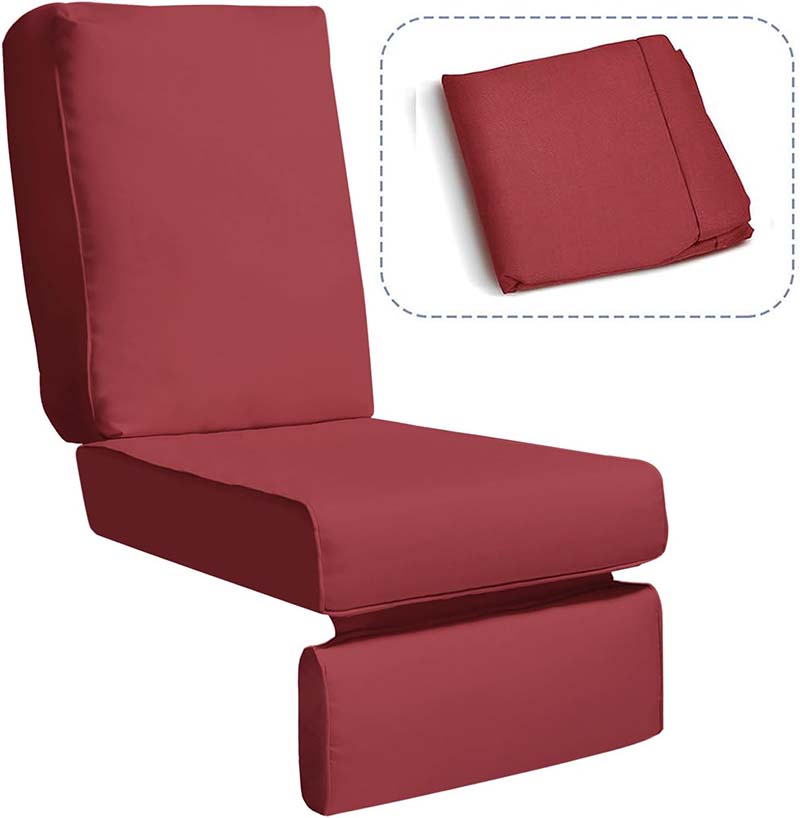 ATR Recliner Cushion Cover / Patio Wicker Recliner Cushion Cover (Cushion not included)