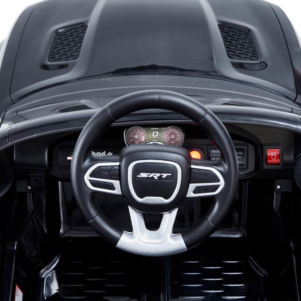 12v Kids Ride On Car w/Parents Remote Control / Electric Car for Kids with 3 Speeds, Power Display, Bluetooth, LED light