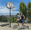 Basketball Hoop System Height Adjustable Portable Basketball Stand for Teens Adults Indoor Outdoor w/Wheels