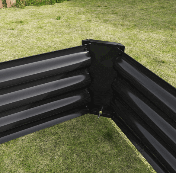 Arttoreal Outdoor Metal Raised Garden Bed/ Large Vegetable Planter Box for Plants, Vegetables, Herbs Flowers and Succulents