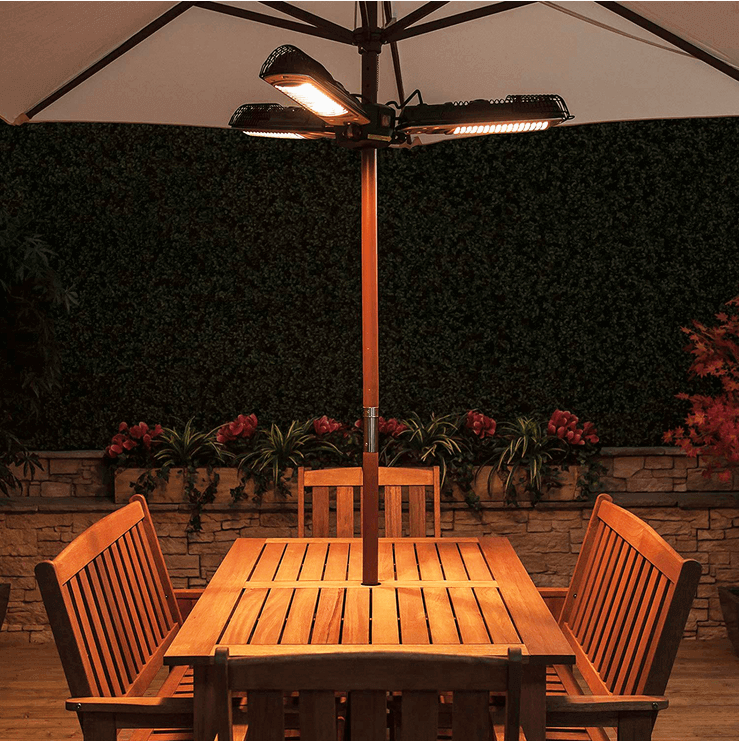Arttoreal Umbrella Heater / Foldable Outdoor High-Efficiency Electro-Infrared Space Heater