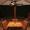 Electric Parasol Patio Umbrella Heater/ Folding Outdoor Efficient Electric Infrared Space Heater