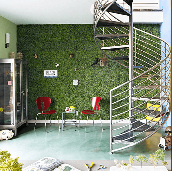 Green Garden Wall Mat With Flowers / Artificial Boxwood Panels/Boxwood Hedge