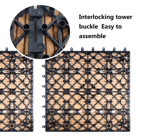 Patio Flooring Tiles / Interlocking Patio Flooring /Indoor Outdoor Decor