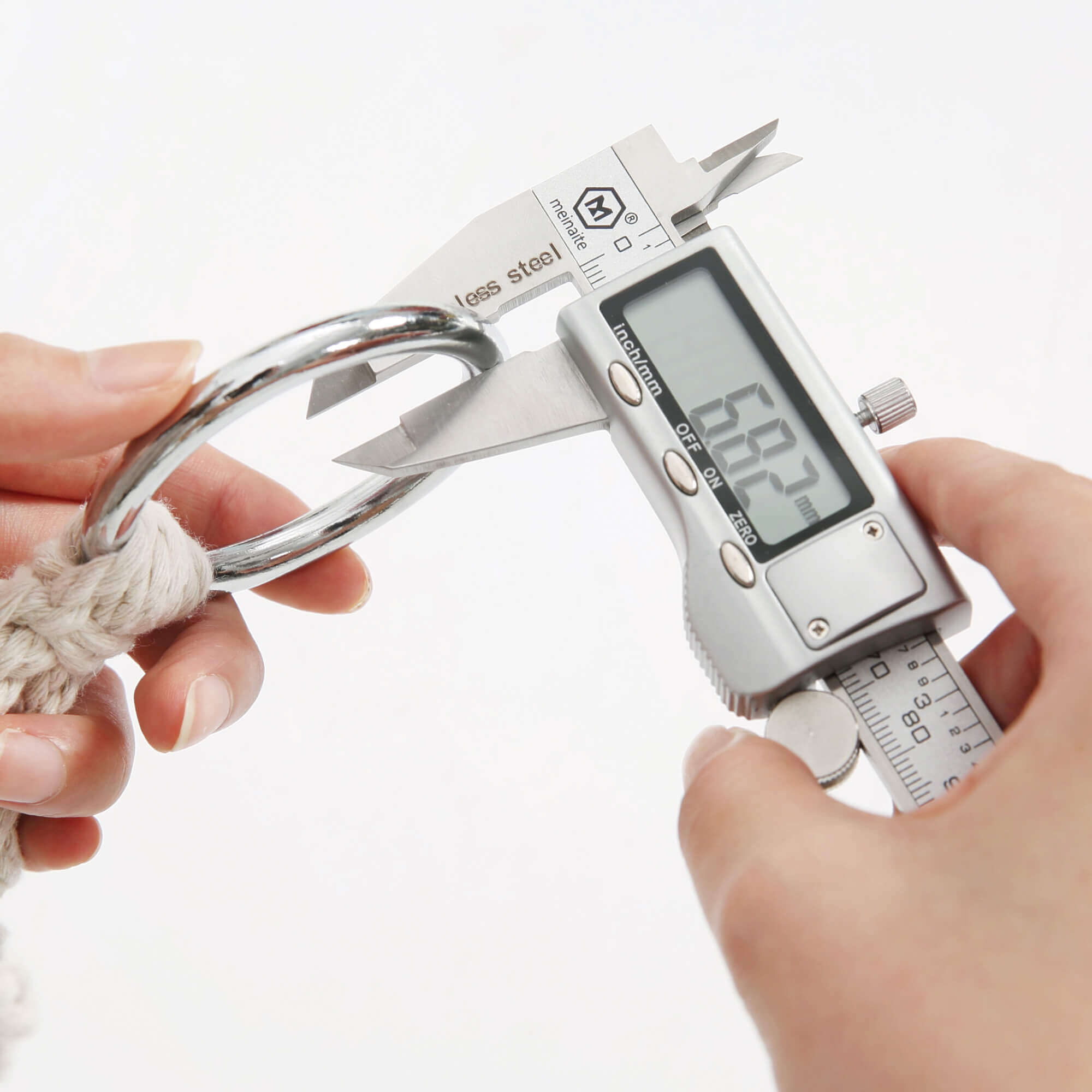 Hammock Chair Hanging Macrame Swing/Handmade Knitted Cotton Rope Hammock Swing Chair for Indoor Outdoor Garden Patio Deck, Beige