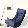 Arttoreal 360-Degree Swivel Floor Chair Reclining Chair/Folding Chair Single Lazy Sofa Tatami Adjustable Chair for Balcony Bedroom Living Room