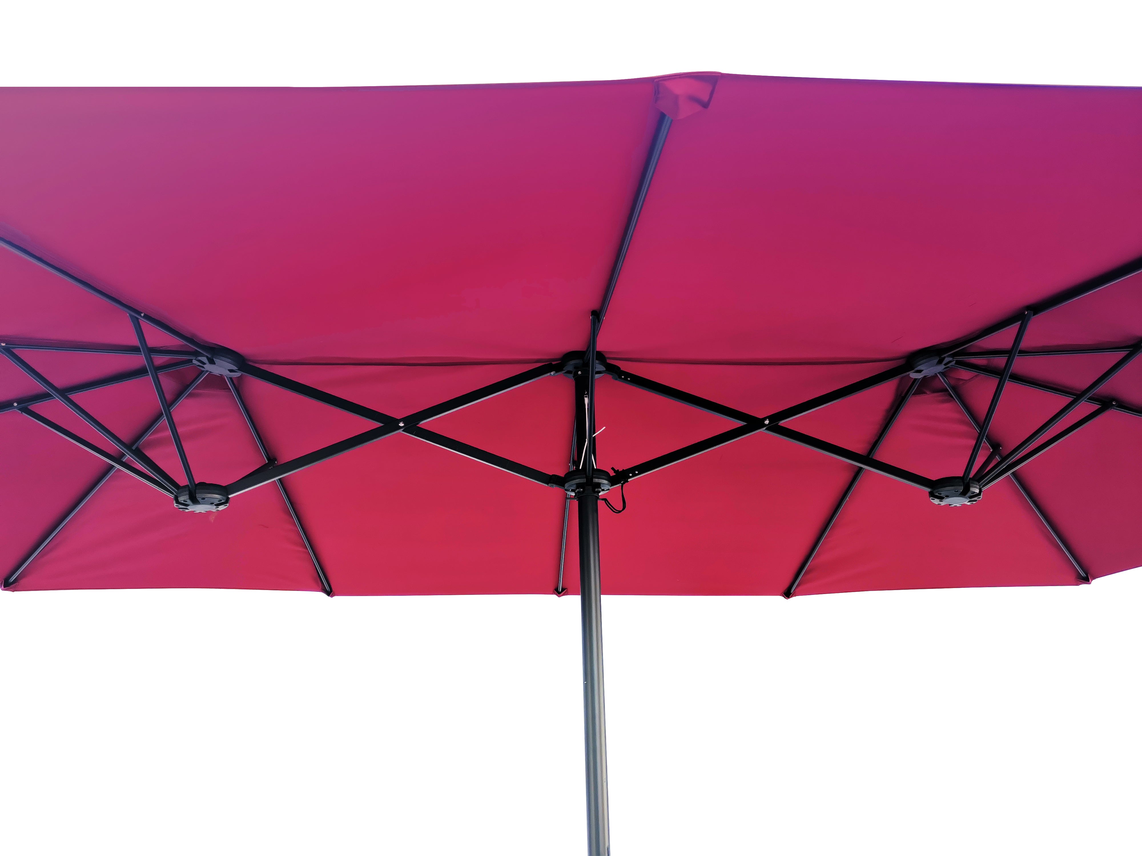 Outdoor Patio Shade Umbrella/ Double-Sided Market Extra Large Waterproof Twin Umbrellas