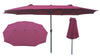 Outdoor Patio Shade Umbrella/ Double-Sided Market Extra Large Waterproof Twin Umbrellas