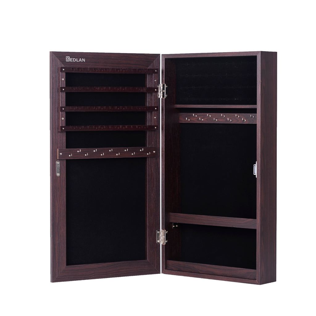 Fashion Simple Jewelry Storage Mirror Cabinet /  Jewelry Cabinet Can Be Hung On The Door Or Wall