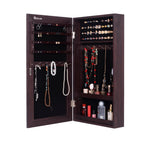Fashion Simple Jewelry Storage Mirror Cabinet /  Jewelry Cabinet Can Be Hung On The Door Or Wall