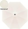 Outdoor Patio Shade Umbrella/Sun Shade with Button Tilt, Crank, 8 Sturdy Ribs and UV & Water Fighting Material