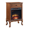 Electric Fireplace Heater/ Fireplace Stove with Realistic LED Flames and Logs