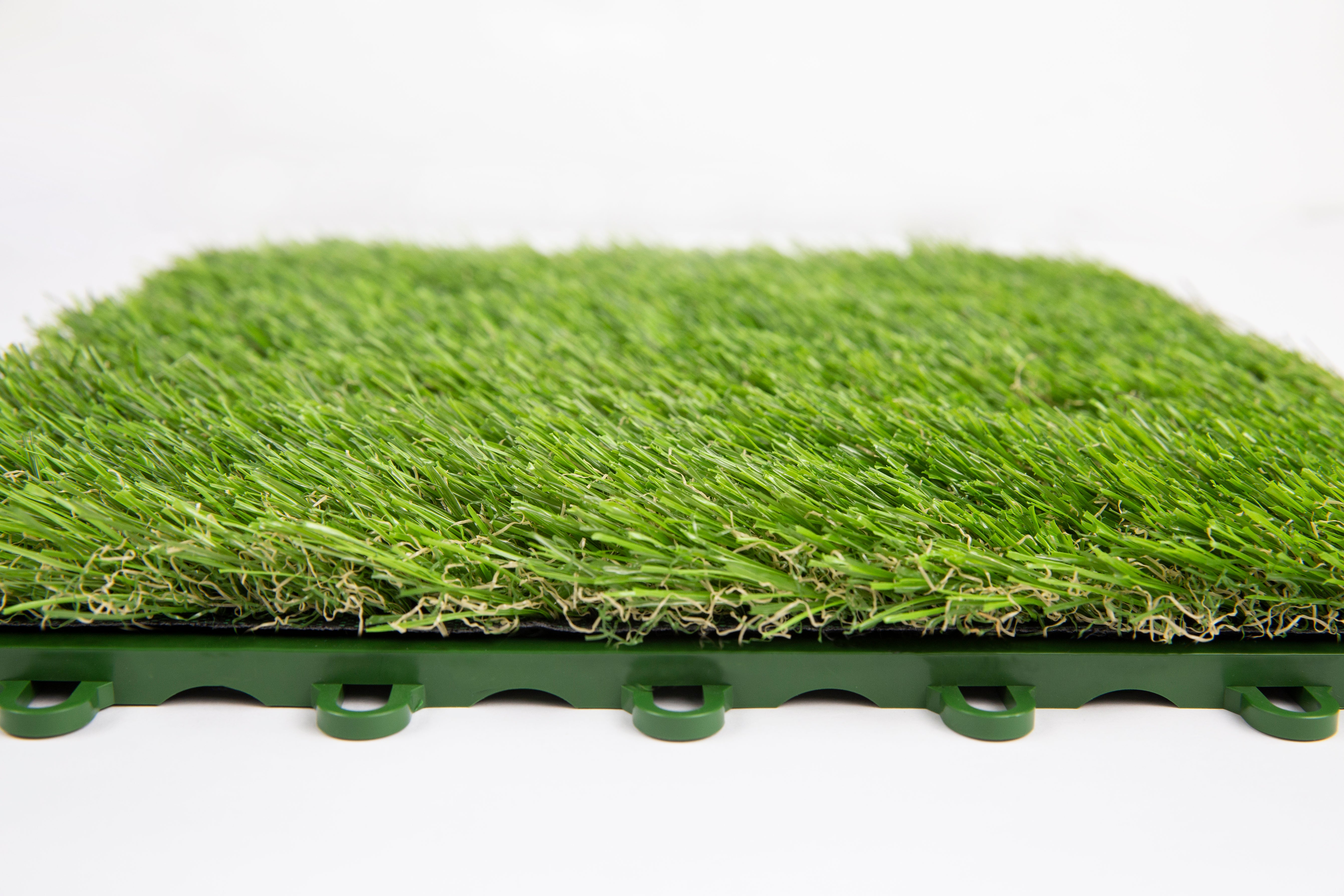 Artificial Grass Turf Panel/Interlocking Grass Flooring/Lawn Floor Self-draining Mat