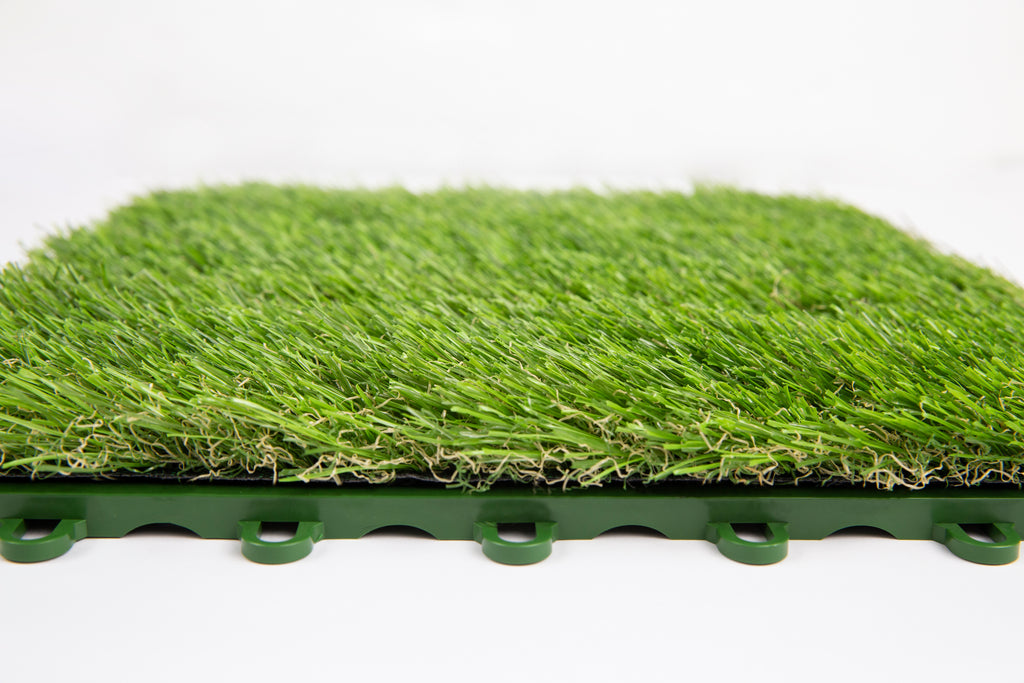 Artificial Grass Turf Panel/Interlocking Grass Flooring/Lawn Floor Self-draining Mat