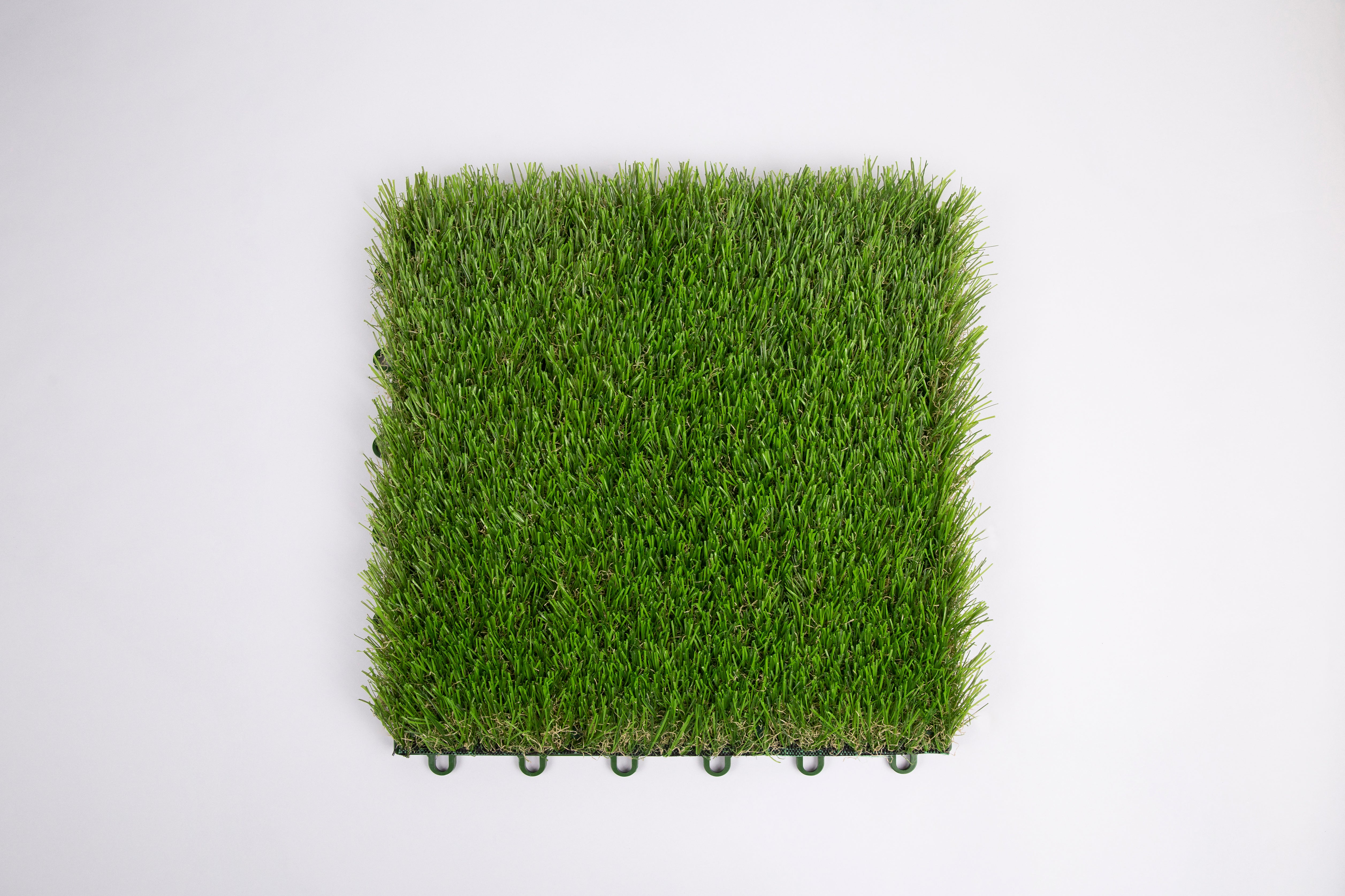 Artificial Grass Turf Panel/Interlocking Grass Flooring/Lawn Floor Self-draining Mat