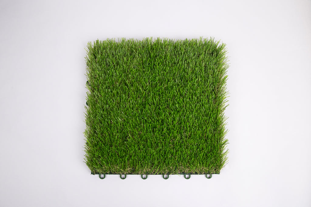 Artificial Grass Turf Panel/Interlocking Grass Flooring/Lawn Floor Self-draining Mat