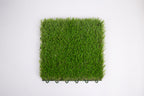 Artificial Grass Turf Panel/Interlocking Grass Flooring/Lawn Floor Self-draining Mat