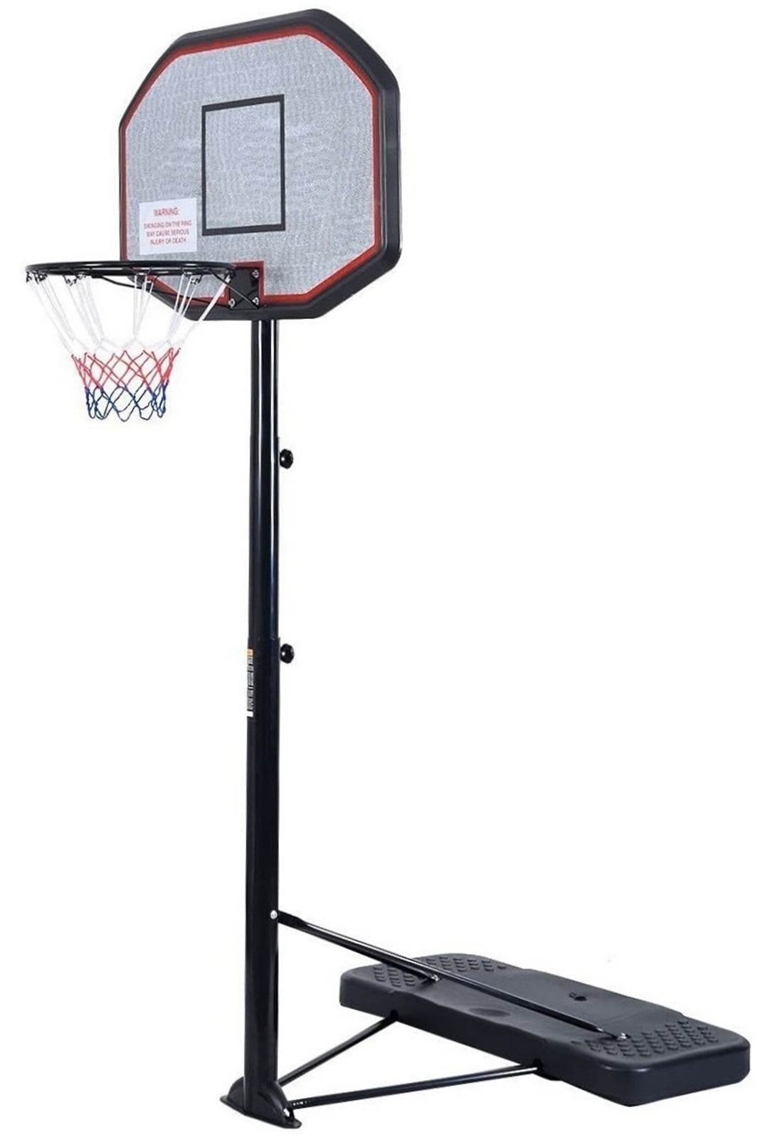 Basketball Hoop System Height Adjustable Portable Basketball Stand for Teens Adults Indoor Outdoor w/Wheels