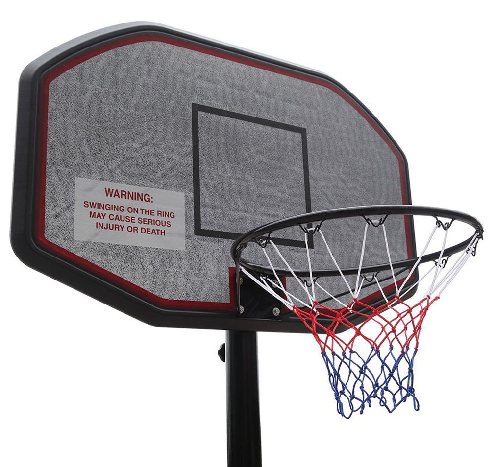 Basketball Hoop System Height Adjustable Portable Basketball Stand for Teens Adults Indoor Outdoor w/Wheels