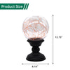 Fire Tree Acrylic LED Ball Xmas Ornament/ Table Lamp for Bedroom/ Nightstand Night Light/ LED Fairy Lights
