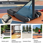 Portable Basketball Hoop Height Adjustment for Teens Adults LED Basketball Hoop Lights