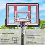 Portable Basketball Hoop Height Adjustment for Teens Adults LED Basketball Hoop Lights