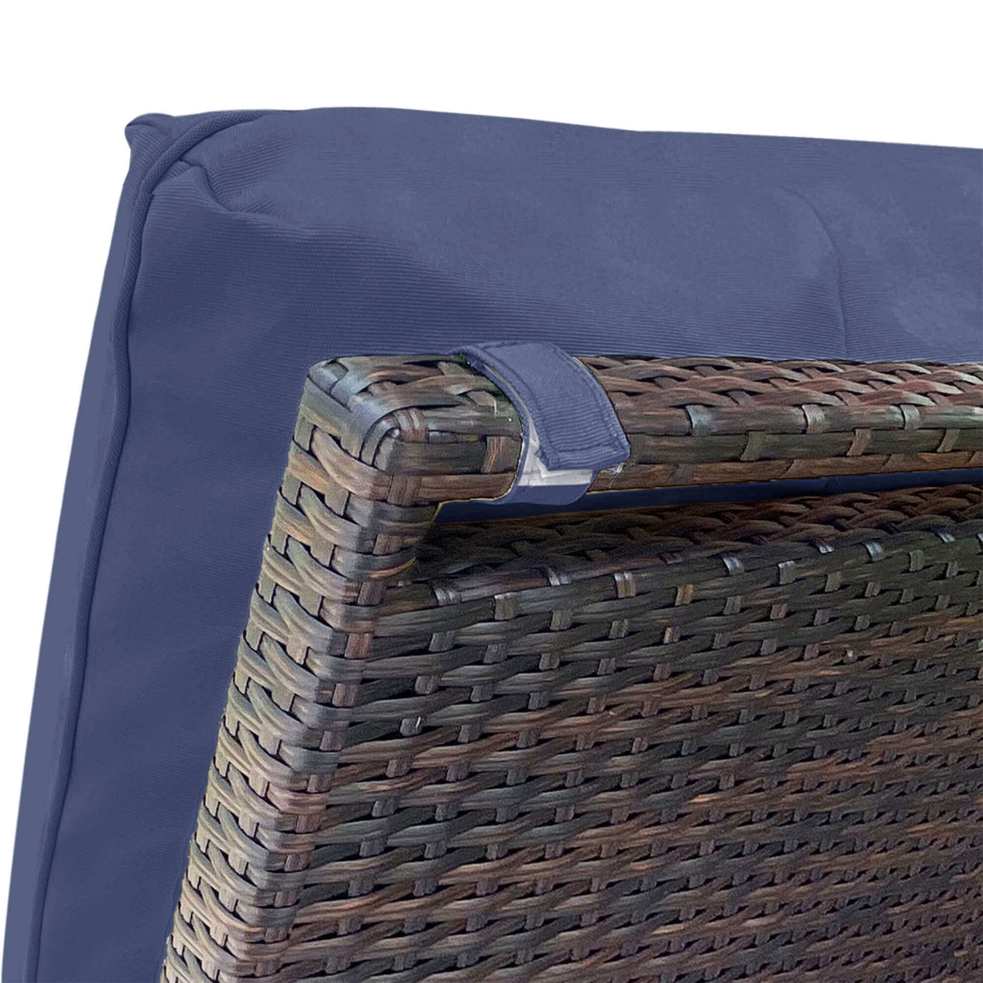 Arttoreal Outdoor Furniture Wicker Recliner Set/ Patio Recliner Chair Set/ Rattan Recliner and Tempered Glass Top Side Coffee Table (3 pcs)