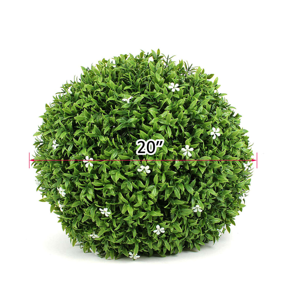 Artificial Boxwood Topiary Ball / Indoor Outdoor Artificial Plant Ball Wedding Party Decoration