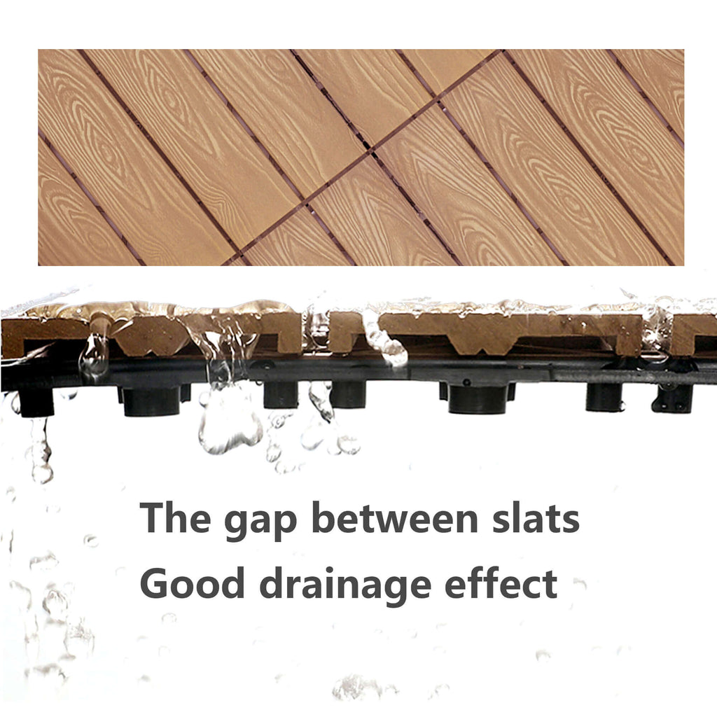 Patio Flooring Tiles / Interlocking Patio Flooring /Indoor Outdoor Decor