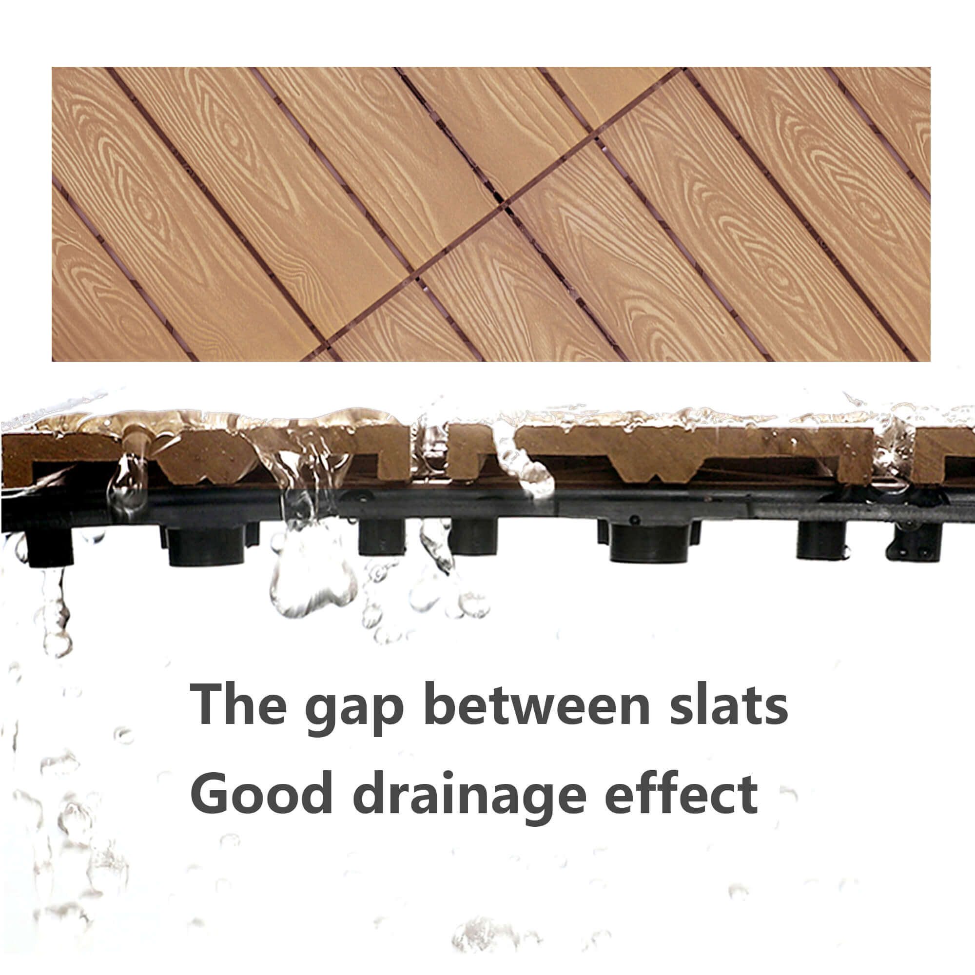 Patio Flooring Tiles / Interlocking Patio Flooring /Indoor Outdoor Decor