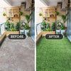 Artificial Grass Turf Tile / Interlocking Self-draining Mat / Grass Flooring / Lawn Floor Mat(8pcs)