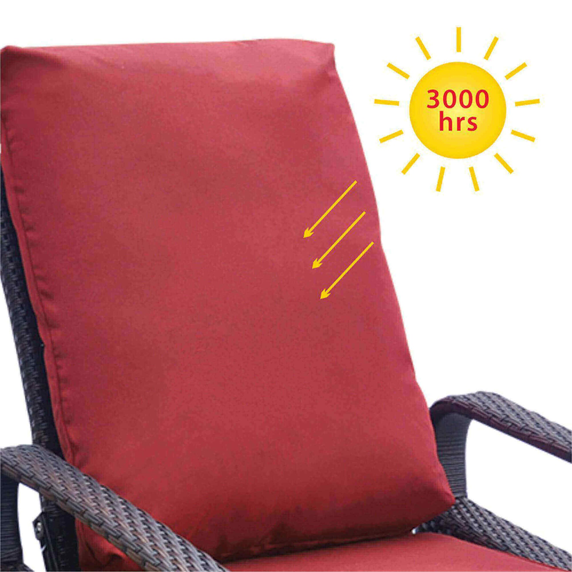 ATR Recliner Cushion Cover | Patio Wicker Recliner Cushion Cover