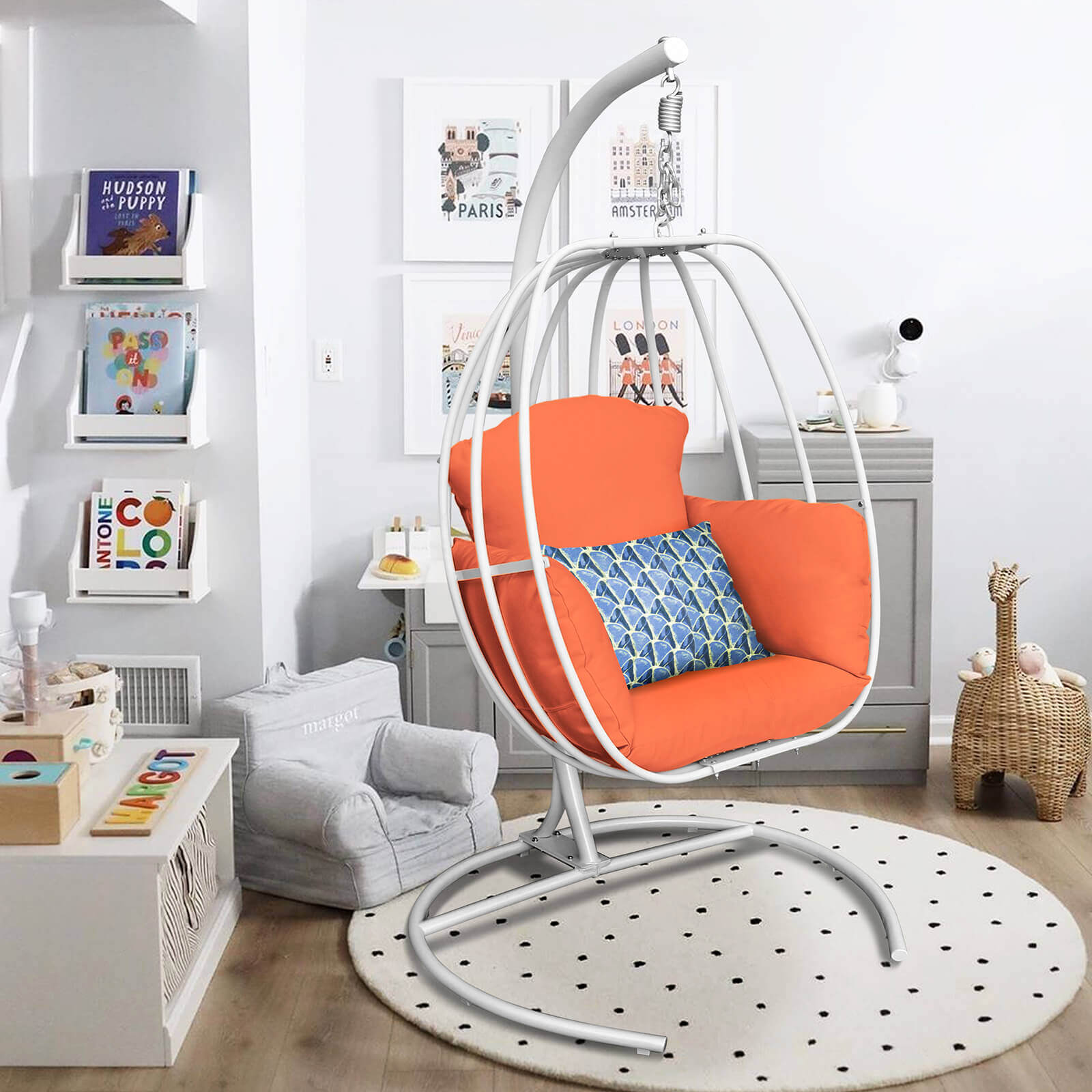 Egg Swing Egg Chair For Room Outdoor Patio Porch Swing Egg Shaped