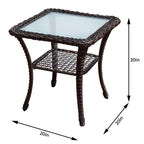 Outdoor Wicker Rocking Chair/Patio Rattan Single Conversation Chair