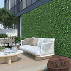 Artificial Hedge Boxwood Panels Plant Faux Greenery Panels UV Protected Indoor Outdoor Garden Home Decor Greenery Panels Wall Pack of 6 Pieces