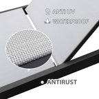 ATR Adjustable Chaise Lounge Chair Outdoor Five-Position Recliner / Curved Design All Weather for Patio, Beach, Yard, Pool